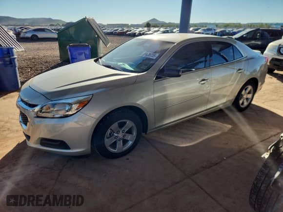 2015 Chevrolet Malibu LS with VIN 1G11B5SL2FF144585, listed as a Copart auction lot 89638735 with 70,064 mi miles and Salvage title. Bid and sale history available at DreamBid. Image 1.