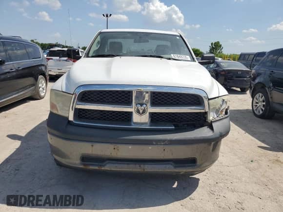 2010 Dodge 1500 ST with VIN 3D7JB1EK6AG155797, listed as a Copart auction lot 61848235 with 123,263 mi miles and Salvage title. Bid and sale history available at DreamBid. Image 5.