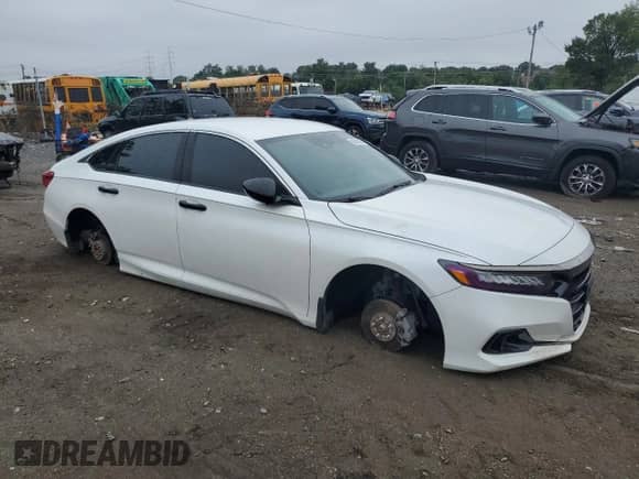 2022 Honda Accord Sport с VIN 1HGCV1F33NA003029, выставлен на аукционе Copart как лот 69047325 с пробегом 63 129 миль миль и Списание • Salvage title. История ставок и продаж доступна на DreamBid. Изображение 4.