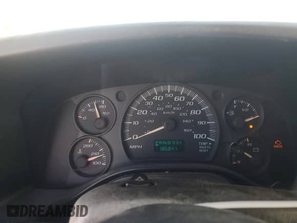 2003 Chevrolet Express Cargo with VIN 1GCGG25V031124732, listed as a Copart auction lot 47177195 with 188,841 mi miles and Salvage title. Bid and sale history available at DreamBid. Image 9.