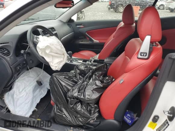 2015 Lexus IS 250 C with VIN JTHFF2C20F2532149, listed as a Copart auction lot 55528065 with 37,429 mi miles and Salvage title. Bid and sale history available at DreamBid. Image 7.