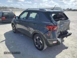 2024 Hyundai Venue SEL with VIN KMHRC8A38RU300943, listed as a Copart auction lot 76299944 with 2,299 mi miles and Salvage title. Bid and sale history available at DreamBid. Image 2.