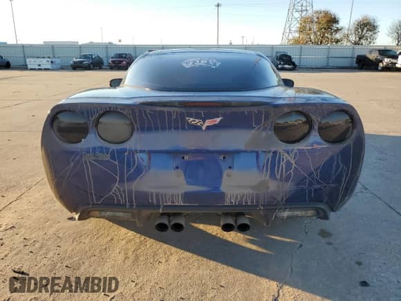 2006 Chevrolet Corvette with VIN 1G1YY26U965130817, listed as a Copart auction lot 76907154 with 98,280 mi miles and Salvage title. Bid and sale history available at DreamBid. Image 6.