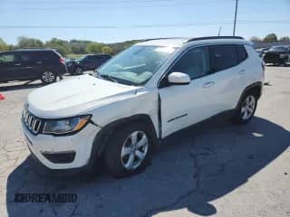 2018 Jeep Compass Latitude with VIN 3C4NJDBB8JT175352, listed as a Copart auction lot 71740325 with 65,612 mi miles and Salvage title. Bid and sale history available at DreamBid. Image 1.
