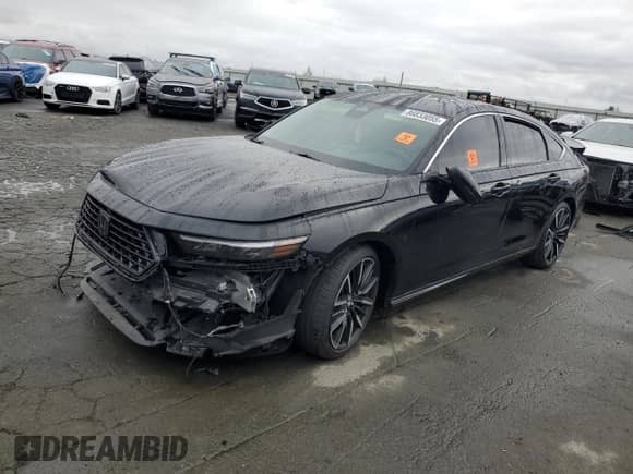 2023 Honda Accord Touring с VIN 1HGCY2F86PA028051, выставлен на аукционе Copart как лот 86833055 с пробегом 31 720 миль миль и Списание • Salvage title. История ставок и продаж доступна на DreamBid. Изображение 1.