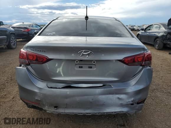 2022 Hyundai Accent SEL with VIN 3KPC24A60NE164297, listed as a Copart auction lot 80587735 with 41,771 mi miles and Salvage title. Bid and sale history available at DreamBid. Image 6.
