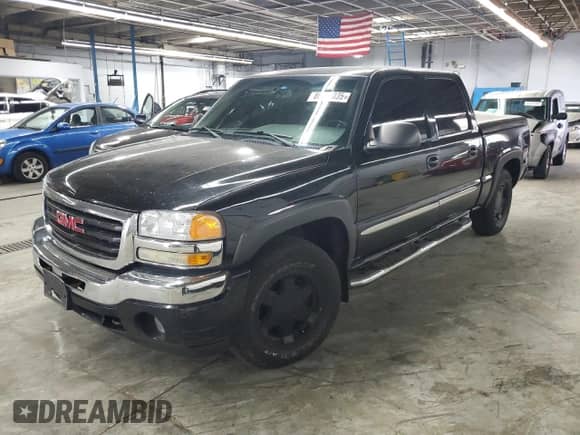 2006 GMC Sierra 1500 SLT with VIN 2GTEK13Z061354212, listed as a Copart auction lot 86314035 with 228,654 mi miles and Clean title. Bid and sale history available at DreamBid. Image 1.