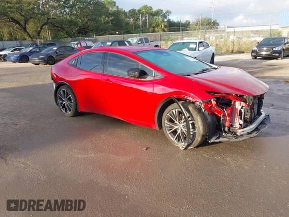 2024 Toyota Prius LE with VIN JTDACAAU7R3023449, listed as a IAAI auction lot 43136259 with 31,158 mi miles and . Bid and sale history available at DreamBid. Image 1.