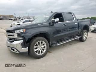 2020 Chevrolet Silverado 1500 with VIN 3GCPWEET9LG378718, listed as a Copart auction lot 54590725 with 88,696 mi miles and Salvage title. Bid and sale history available at DreamBid. Image 1.