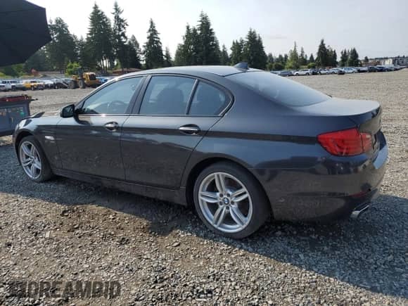 2012 BMW 5 Series 550i xDrive with VIN WBAFU9C54CC787593, listed as a Copart auction lot 62070515 with 101,387 mi miles and Clean title. Bid and sale history available at DreamBid. Image 2.