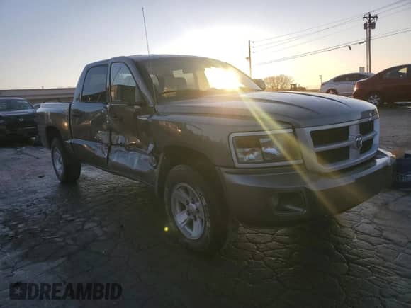 2009 Dodge Dakota with VIN 1D3HE38K09S818834, listed as a Copart auction lot 88713675 with 152,083 mi miles and Salvage title. Bid and sale history available at DreamBid. Image 4.