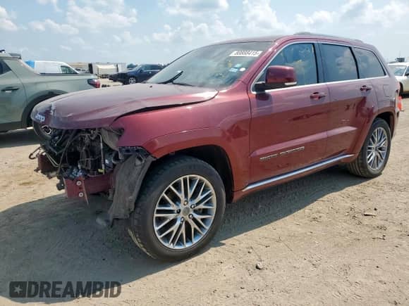 2017 Jeep Grand Cherokee Summit с VIN 1C4RJFJTXHC939974, выставлен на аукционе Copart как лот 80888415 с пробегом 130 854 миль миль и Чистый • Clean title. История ставок и продаж доступна на DreamBid. Изображение 1.