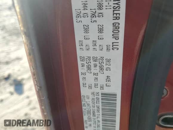 2011 Jeep Compass Latitude с VIN 1J4NT1FB8BD143876, выставлен на аукционе Copart как лот 69500485 с пробегом 102 157 миль миль и Чистый • Clean title. История ставок и продаж доступна на DreamBid. Изображение 13.