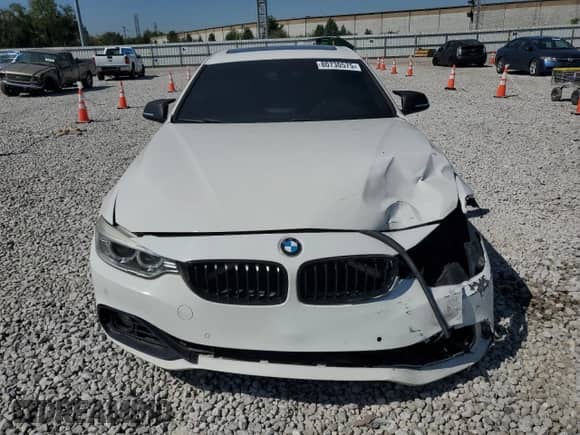 2016 BMW 4 Series 428i with VIN WBA4A9C55GG695763, listed as a Copart auction lot 80730575 with 175,379 mi miles and Salvage title. Bid and sale history available at DreamBid. Image 5.