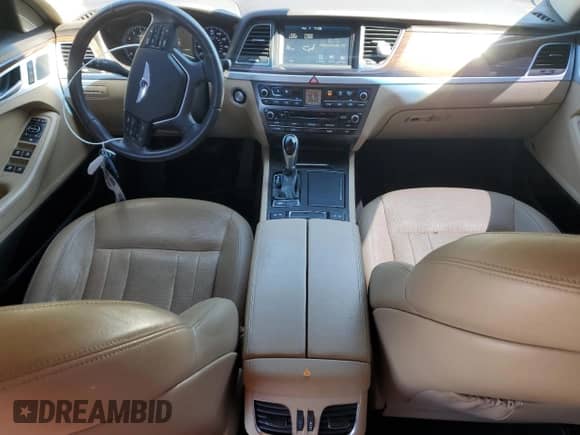 2015 Hyundai Genesis 3.8L z VIN KMHGN4JE0FU017380, wystawiony jako Copart lot #64771804 z przebiegiem 115 690 mil mil oraz Szkoda całkowita • Salvage title. Historia ofert i sprzedaży dostępna na DreamBid. Obrazek 8.