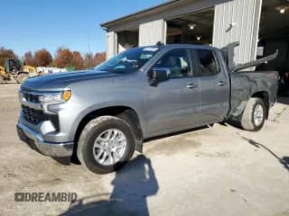 2023 Chevrolet Silverado 1500 LT with VIN 1GCRDDED8PZ114929, listed as a Copart auction lot 80703884 with 22,698 mi miles and Salvage title. Bid and sale history available at DreamBid. Image 1.
