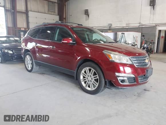 2015 Chevrolet Traverse LT с VIN 1GNKVGKD0FJ123472, выставлен на аукционе IAAI как лот 43215355 с пробегом 164 224 миль миль и . История ставок и продаж доступна на DreamBid. Изображение 1.