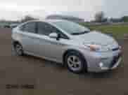 2012 Toyota Prius Three with VIN JTDKN3DU4C1539065, listed as a Copart auction lot 81664585 with 90,338 mi miles and Salvage title. Bid and sale history available at DreamBid. Image 4.