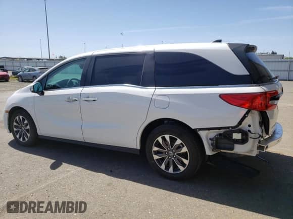 2024 Honda Odyssey EX-L с VIN 5FNRL6H60RB067870, выставлен на аукционе Copart как лот 51068475 с пробегом 29 161 миль миль и Списание • Salvage title. История ставок и продаж доступна на DreamBid. Изображение 2.