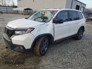 2019 Honda Passport EX-L с VIN 5FNYF7H52KB009328, выставлен на аукционе Copart как лот 44317595 с пробегом 54 331 миль миль и Списание • Salvage title. История ставок и продаж доступна на DreamBid. Изображение 1.