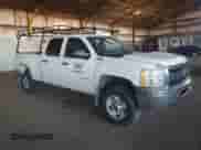 2013 Chevrolet Silverado 2500HD Work Truck with VIN 1GC1KVCGXDF148034, listed as a Copart auction lot 84442005 with 217,501 mi miles and Salvage title. Bid and sale history available at DreamBid. Image 4.