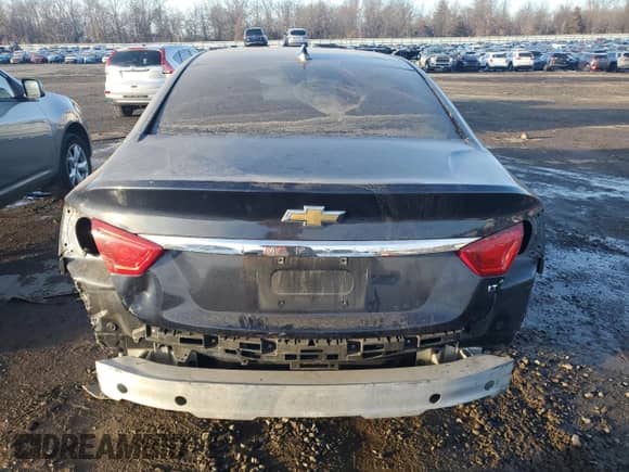 2017 Chevrolet Impala LT with VIN 1G1105SA8HU182227, listed as a Copart auction lot 41762805 with 144,179 mi miles and Salvage title. Bid and sale history available at DreamBid. Image 6.