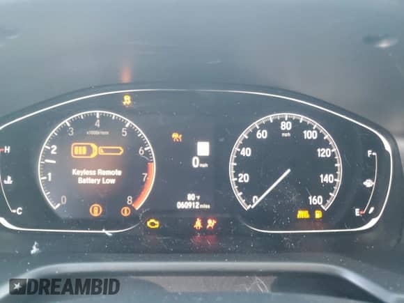 2022 Honda Accord Sport with VIN 1HGCV1F36NA036381, listed as a Copart auction lot 72650294 with 60,912 mi miles and Salvage title. Bid and sale history available at DreamBid. Image 9.