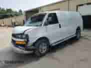 2023 Chevrolet Express Cargo with VIN 1GCWGAFP3P1127328, listed as a Copart auction lot 59623345 with Not provided miles and Salvage title. Bid and sale history available at DreamBid. Image 1.