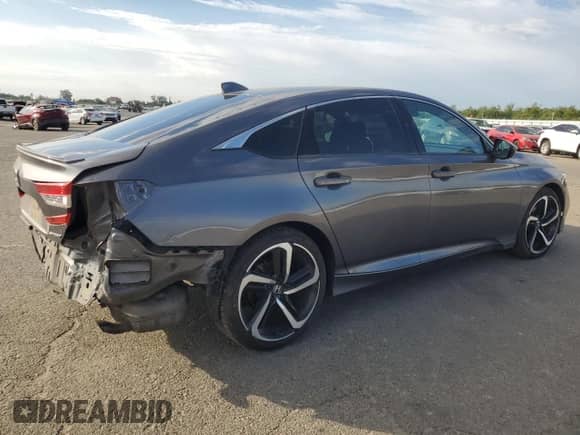 2018 Honda Accord Sport z VIN 1HGCV1F33JA210725, wystawiony jako Copart lot #81811955 z przebiegiem 100 159 mil mil oraz Szkoda całkowita • Salvage title. Historia ofert i sprzedaży dostępna na DreamBid. Obrazek 3.