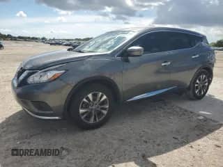 2016 Nissan Murano S with VIN 5N1AZ2MG0GN170722, listed as a Copart auction lot 80876375 with 75,447 mi miles and Salvage title. Bid and sale history available at DreamBid. Image 1.