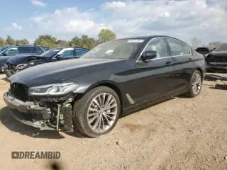 2021 BMW 5 Series 530i xDrive with VIN WBA13BJ04MCF17067, listed as a Copart auction lot 85131925 with 58,968 mi miles and Salvage title. Bid and sale history available at DreamBid. Image 1.