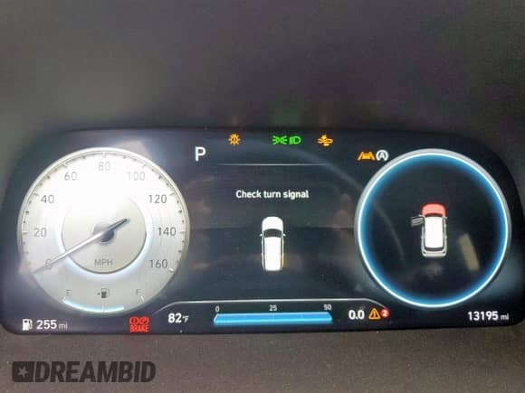 2024 Hyundai Palisade SEL with VIN KM8R44GE7RU788619, listed as a Copart auction lot 80677015 with 13,195 mi miles and Salvage title. Bid and sale history available at DreamBid. Image 9.