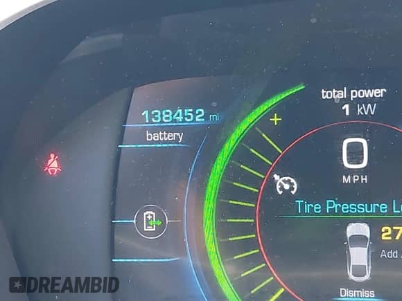 2017 Chevrolet Volt LT z VIN 1G1RC6S59HU212998, wystawiony jako IAAI lot #43341103 z przebiegiem 138 452 mil mil oraz . Historia ofert i sprzedaży dostępna na DreamBid. Obrazek 16.