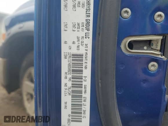 2011 Ram 1500 Big Horn with VIN 1D7RV1GT4BS509231, listed as a Copart auction lot 81439135 with 165,909 mi miles and Clean title. Bid and sale history available at DreamBid. Image 13.