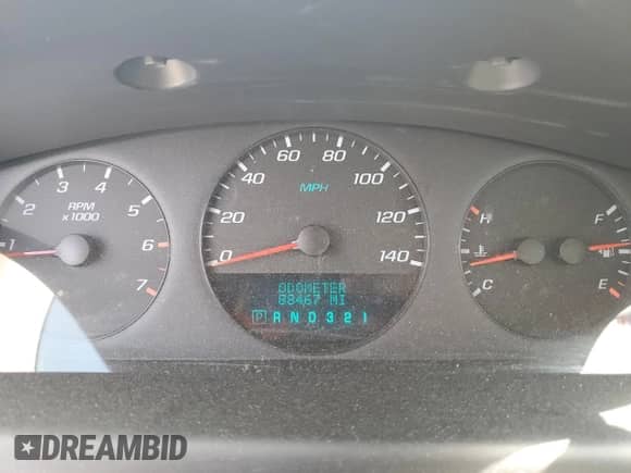 2007 Chevrolet Impala Police Police с VIN 2G1WS55R079220160, выставлен на аукционе Copart как лот 55895735 с пробегом 88 467 миль миль и Чистый • Clean title. История ставок и продаж доступна на DreamBid. Изображение 9.
