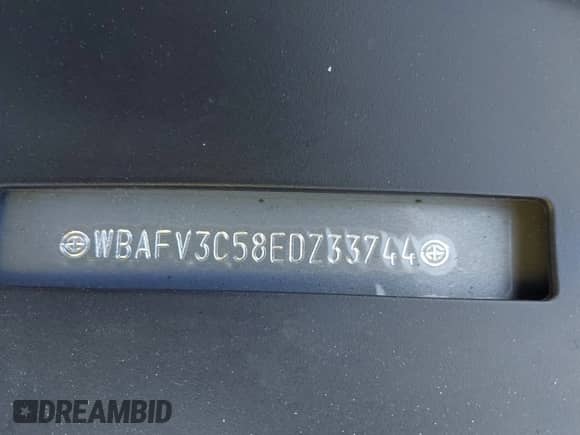 2014 BMW 5 Series 535d xDrive with VIN WBAFV3C58EDZ33744, listed as a IAAI auction lot 42590073 with 168,571 mi miles and . Bid and sale history available at DreamBid. Image 18.