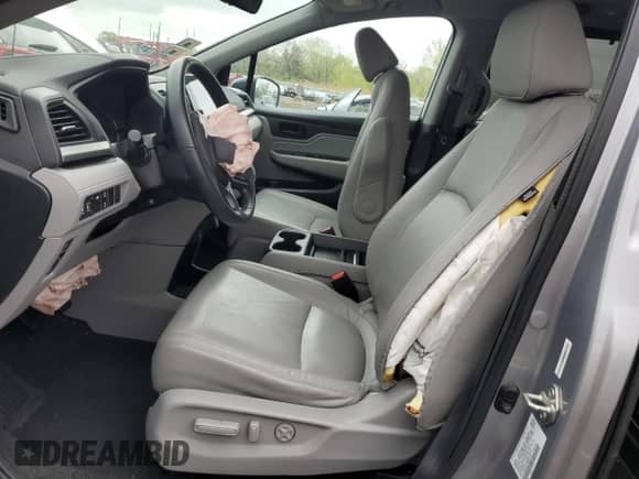 2021 Honda Odyssey EX-L with VIN 5FNRL6H70MB016130, listed as a Copart auction lot 55431325 with Not provided miles and Salvage title. Bid and sale history available at DreamBid. Image 7.