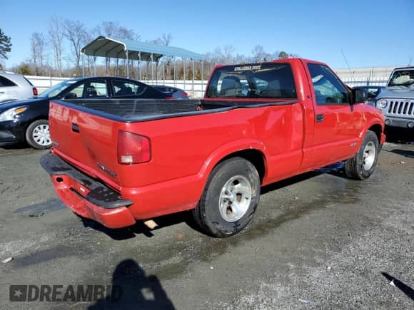 2003 Chevrolet S-10 LS с VIN 1GCCS14X338148072, выставлен на аукционе Copart как лот 42704455 с пробегом 165 238 миль миль и На запчасти • Non repairable. История ставок и продаж доступна на DreamBid. Изображение 3.