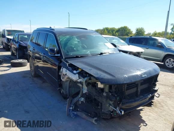 2021 Jeep Grand Cherokee Overland with VIN 1C4RJKDG5M8166335, listed as a IAAI auction lot 43313945 with 45,936 mi miles and . Bid and sale history available at DreamBid. Image 1.
