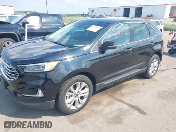2019 Ford Edge Titanium with VIN 2FMPK4K95KBB98017, listed as a IAAI auction lot 42989891 with 52,133 mi miles and . Bid and sale history available at DreamBid. Image 17.
