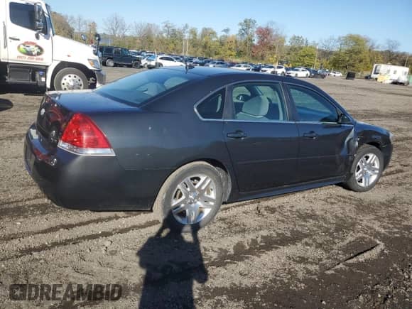 2016 Chevrolet Impala LT with VIN 2G1WB5E32G1102816, listed as a Copart auction lot 89577605 with 56,465 mi miles and Salvage title. Bid and sale history available at DreamBid. Image 3.