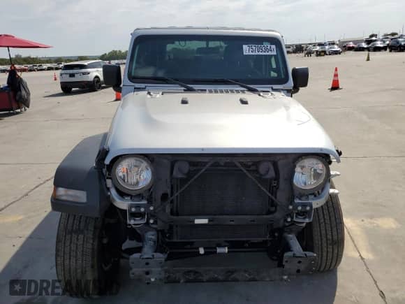 2023 Jeep Wrangler Sport with VIN 1C4GJXANXPW639931, listed as a Copart auction lot 75709364 with 5,467 mi miles and Salvage title. Bid and sale history available at DreamBid. Image 5.