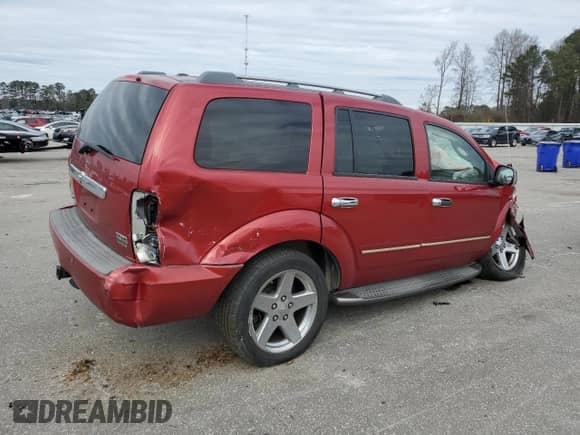 2007 Dodge Durango Limited with VIN 1D8HB58247F502292, listed as a Copart auction lot 88078005 with 265,820 mi miles and Salvage title. Bid and sale history available at DreamBid. Image 3.