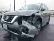 2018 Nissan Pathfinder S with VIN 5N1DR2MN2JC621860, listed as a IAAI auction lot 42192719 with 52,762 mi miles and . Bid and sale history available at DreamBid. Image 6.