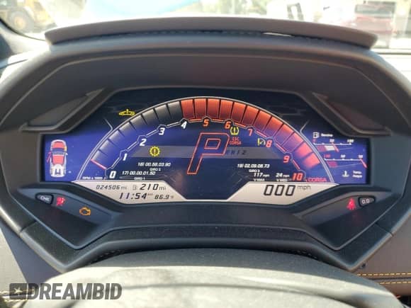 2021 Lamborghini Huracan с VIN ZHWUT5ZF4MLA17878, выставлен на аукционе Copart как лот 65749535 с пробегом 24 506 миль миль и Списание • Salvage title. История ставок и продаж доступна на DreamBid. Изображение 9.