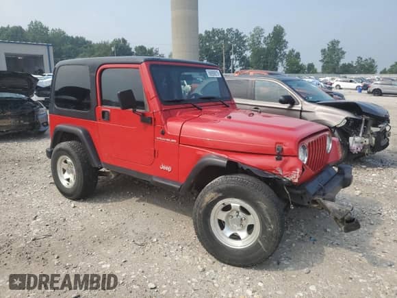 1998 Jeep Wrangler SE with VIN 1J4FY29P9WP736055, listed as a Copart auction lot 66898815 with 84,686 mi miles and Clean title. Bid and sale history available at DreamBid. Image 4.
