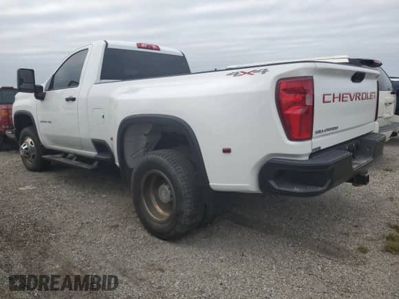 2022 Chevrolet Silverado 3500HD Work Truck с VIN 1GC3YSEY4NF123899, выставлен на аукционе Copart как лот 76043744 с пробегом Не указан миль и Списание • Salvage title. История ставок и продаж доступна на DreamBid. Изображение 2.