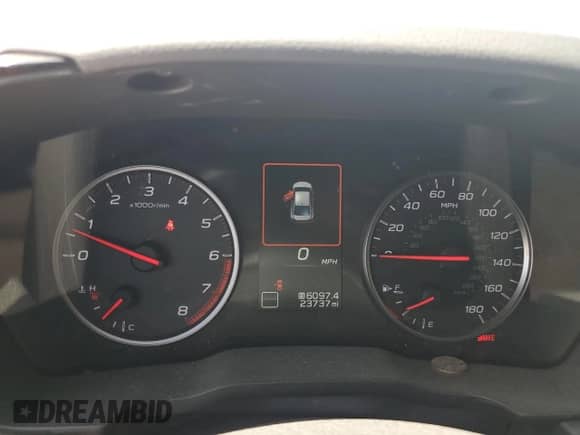 2023 Subaru WRX Premium with VIN JF1VBAF6XP9808224, listed as a Copart auction lot 65629435 with 23,737 mi miles and Clean title. Bid and sale history available at DreamBid. Image 9.