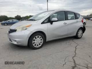 2014 Nissan Note S with VIN 3N1CE2CP1EL408748, listed as a Copart auction lot 81792015 with 98,599 mi miles and Salvage title. Bid and sale history available at DreamBid. Image 1.