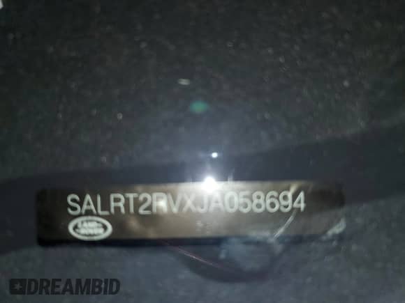 2018 Land Rover Discovery HSE Luxury с VIN SALRT2RVXJA058694, выставлен на аукционе Copart как лот 57682855 с пробегом Не указан миль и Списание • Salvage title. История ставок и продаж доступна на DreamBid. Изображение 13.